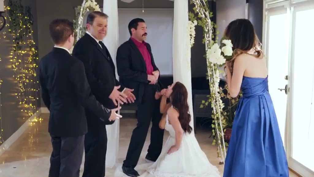 Озабоченная милфа изменила будущему мужу прямо во время церемонии свадьбы